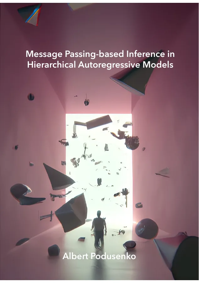 Cover of Message Passing-based Inference in Hierarchical Autoregressive Models