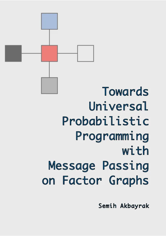 Cover of Towards Universal Probabilistic Programming with Message Passing on Factor Graphs